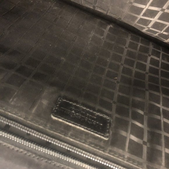 MERCEDES-BENZ Italian Large Leather Messenger Bag Briefcase Laptop Crossbody - Picture 3 of 11